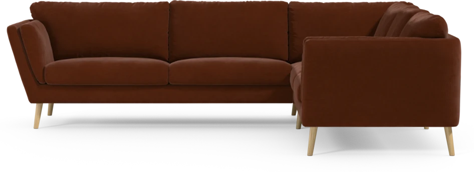 Madison Lux - Hörnsoffa 3+2-sits, hörn 1 - Orange