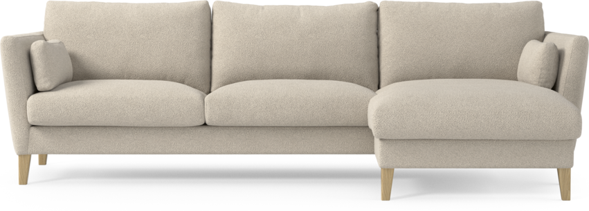 Winston - 3-sits soffa med schäslong, vändbar - Beige