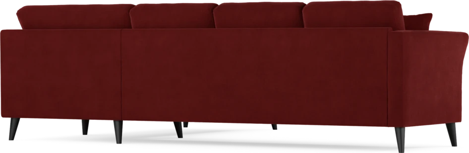 Eden - Hörnsoffa, 3+2-sits - Röd