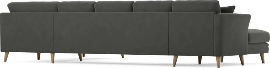 Eden - 3-sits soffa med schäslong vänster och divan höger - Grå
