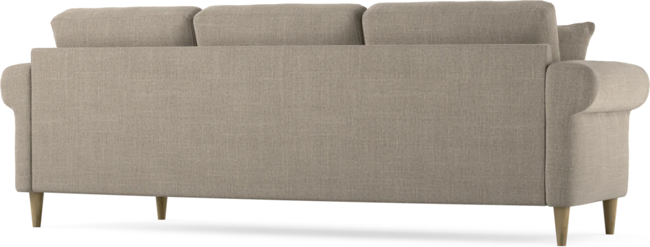 Eden - 3-sits soffa svängd - Beige
