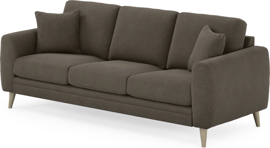 Eden - 3-sits soffa - Brun