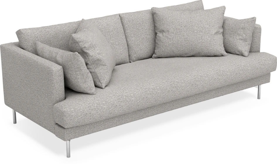 Harper - 3-sits soffa, hel dyna - Vit