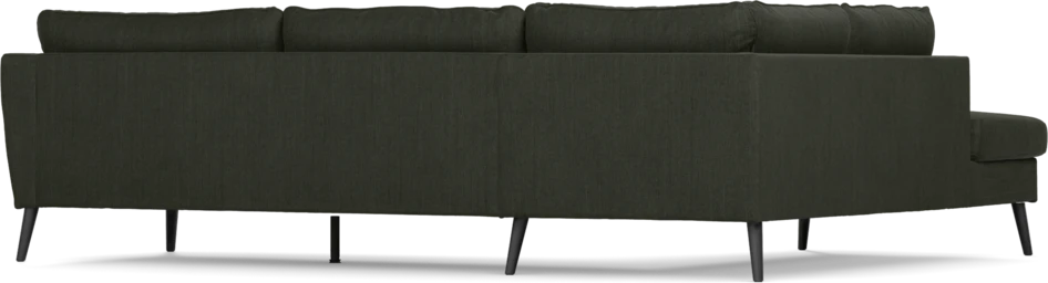 County - 2,5-sits soffa med divan vänster - Grön