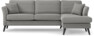 Eden - 2,5-sits soffa med schäslong - Grå