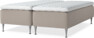 Delux Dream - Ramsäng, dubbelsäng med bäddmadrass - Beige