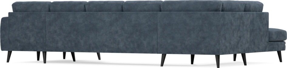 Eden - 3-sits soffa med divan vänster och schäslong höger - Blå