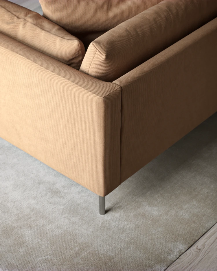Harper - 3-sits soffa, hel dyna - inspiration