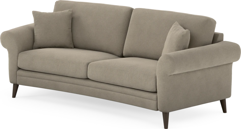 Eden - 2,5-sits soffa svängd - Beige