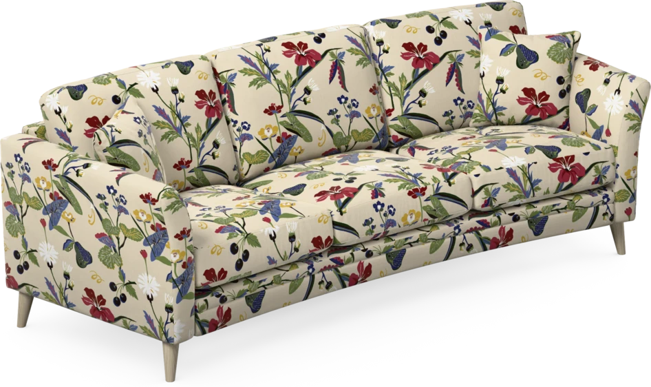 Eden - 3-sits soffa svängd - Flerfärgad