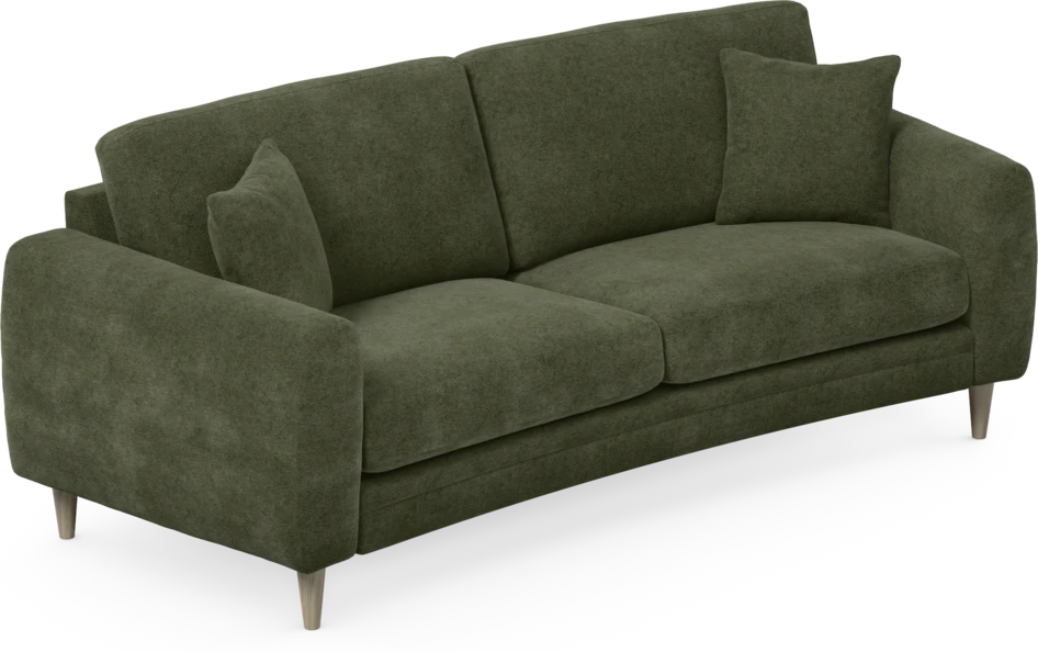 Eden - 2,5-sits soffa svängd - Grön