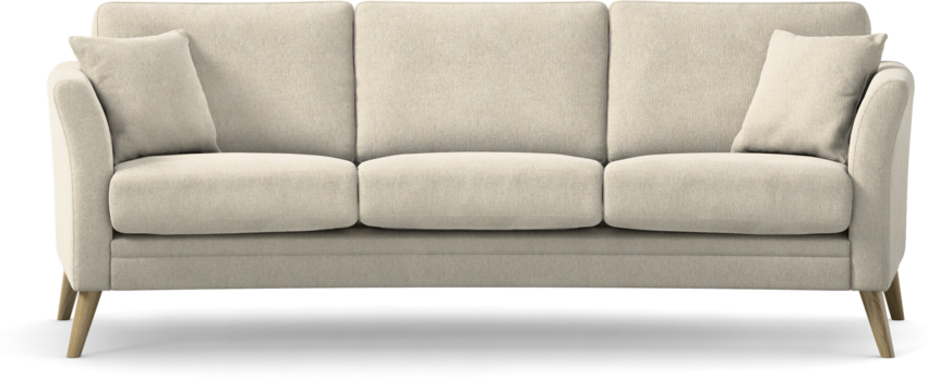 Eden - 3-sits svängd - Beige