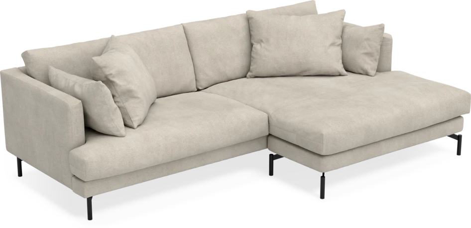 Harper - 4-sits med schäslong XL höger - Beige