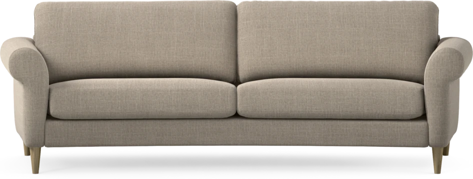 Bridge - 3-sits soffa svängd - Beige