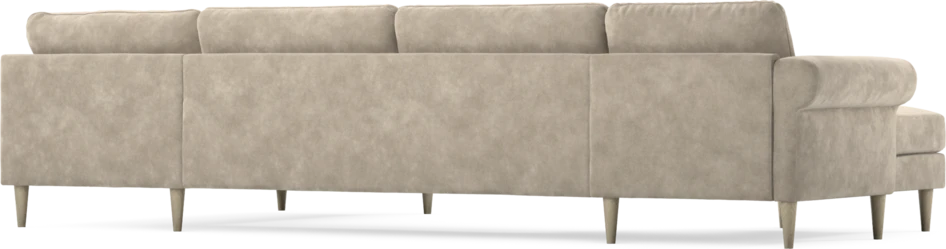Bridge - 3-sits soffa med schäslong vänster och divan höger - Beige