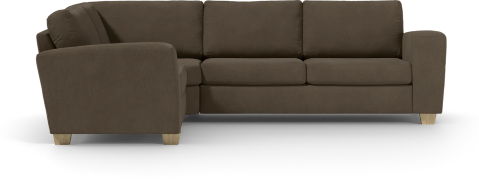 Friday - Hörnsoffa, 1,5+2,5-sits - Brun