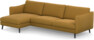 Madison Lux - 3-sits soffa med schäslong vänster - Gul