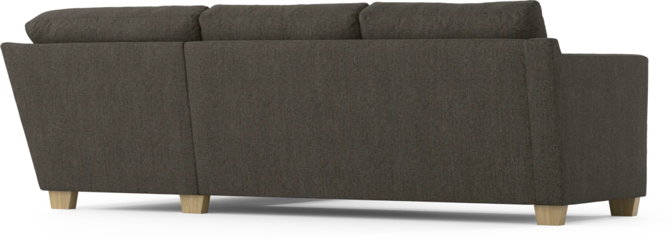 Friday - 2,5-sits soffa med divan höger - Brun