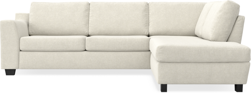 Friday - 2,5-sits soffa med divan höger - Vit