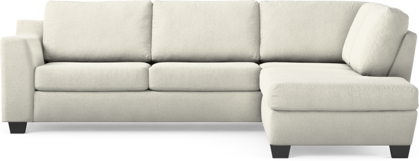 Friday - 2,5-sits soffa med divan höger - Vit