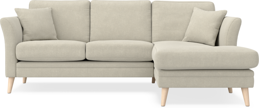 Eden - 2-sits soffa med schäslong - Beige