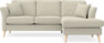 Eden - 2-sits soffa med schäslong - Beige