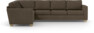 Friday - Hörnsoffa, 2+3-sits - Brun