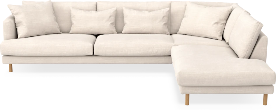 Harper - 3-sits soffa med divan höger - Beige