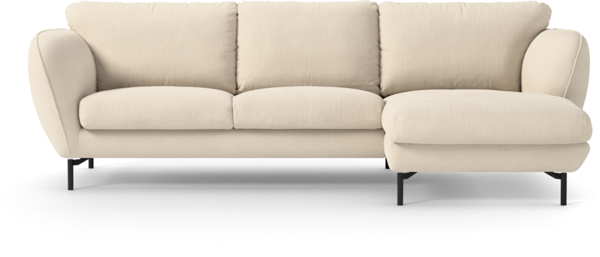 Madison - 2-sits soffa med schäslong höger - Beige