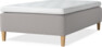 Delux Dream - Ramsäng, enkelsäng med bäddmadrass - Grå