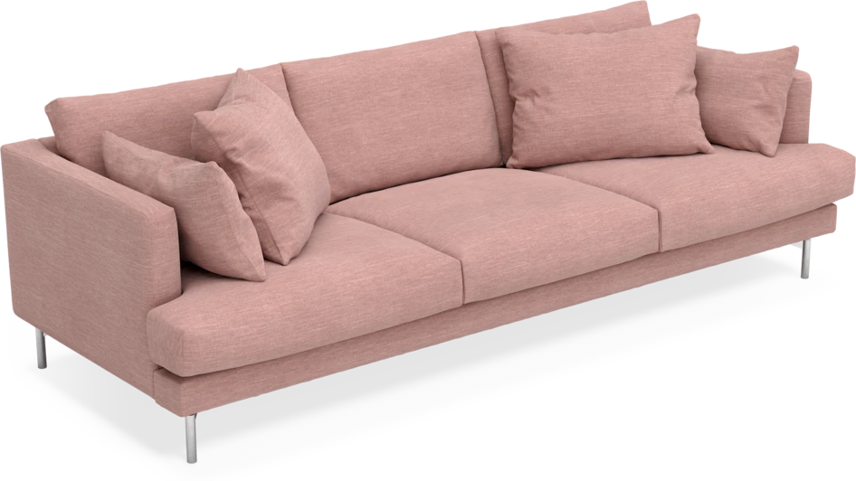 Harper - 4-sits soffa - Rosa