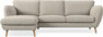 Madison Lux - 2-sits soffa med schäslong vänster - Beige