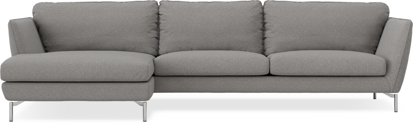 Madison - 3-sits soffa med schäslong vänster - Grå