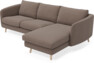 Madison - 2-sits soffa med schäslong höger - Brun