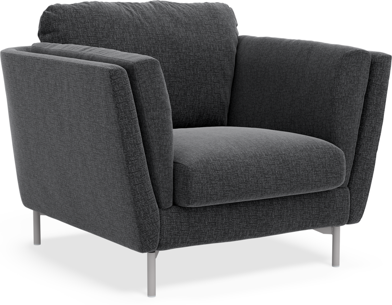 Madison Lux - Fåtölj, 70 cm - Svart
