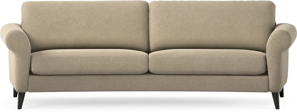 Bridge - 3-sits soffa svängd - Beige