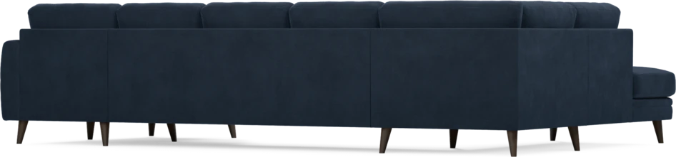 Eden - 3-sits soffa med divan vänster och schäslong höger - Blå