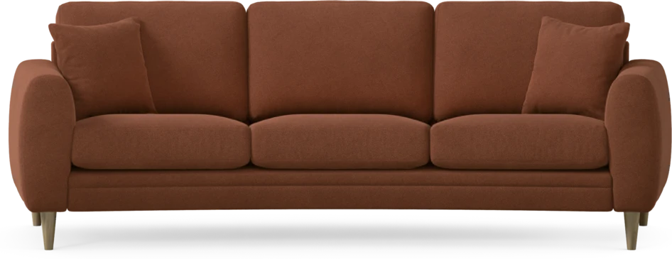 Eden - 3-sits soffa svängd - Orange