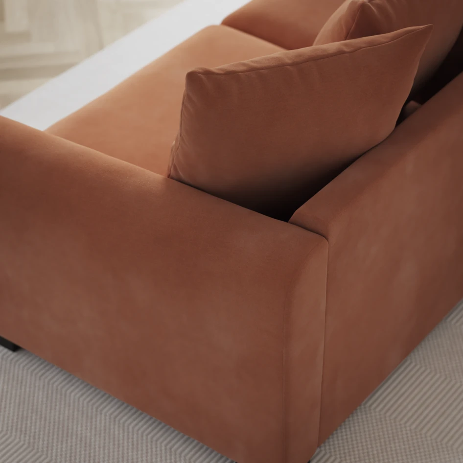 Town - 3-sits soffa - Orange