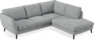 Madison - 2-sits soffa med divan höger - Vit