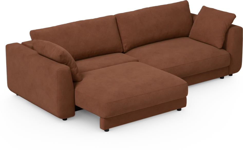 Amie - Bäddsoffa 4-sits - Orange