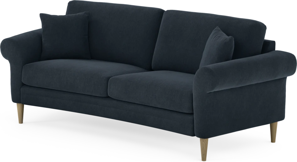 Eden - 2,5-sits soffa svängd - Blå