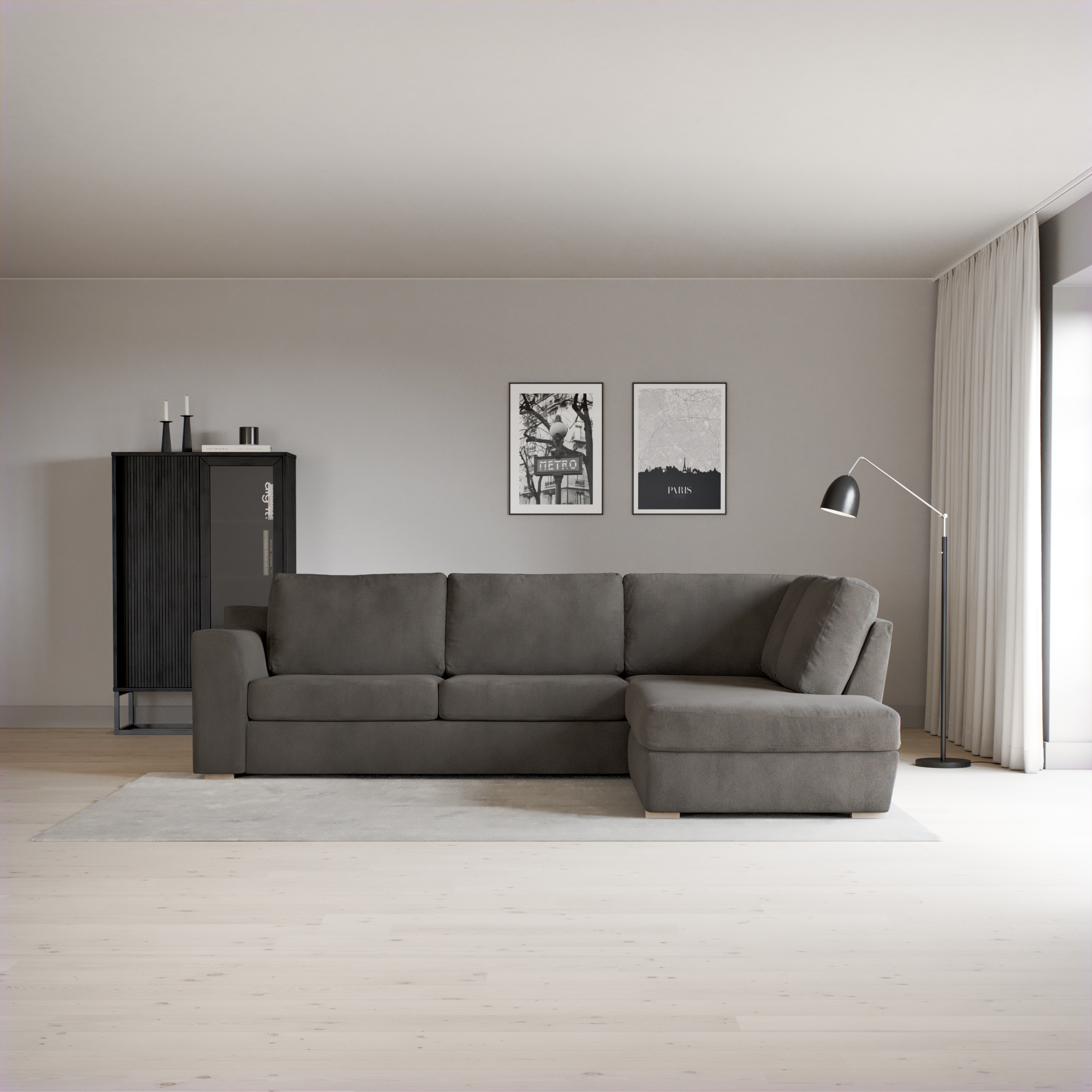 Friday - 2,5-sits soffa med divan höger - inspiration