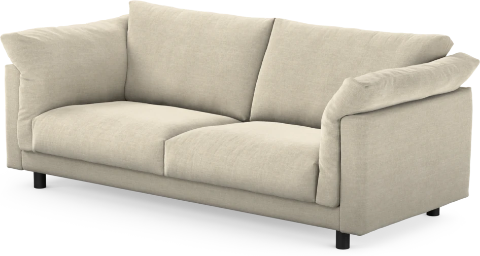 Cherrie - 2,5-sits soffa, fast klädsel - Beige