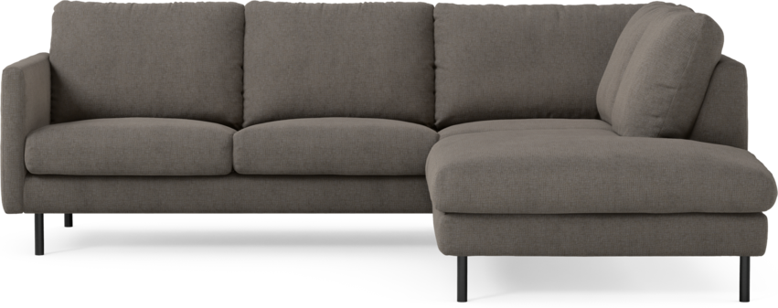 Madison Lux - 2-sits soffa med divan höger - Brun