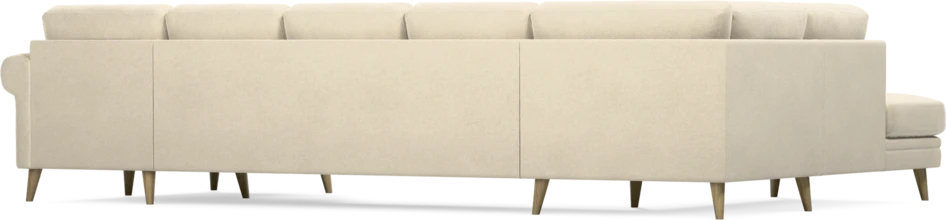Eden - 3-sits soffa med divan vänster och schäslong höger - Beige