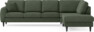 Eden - 3-sits soffa med divan - Grön