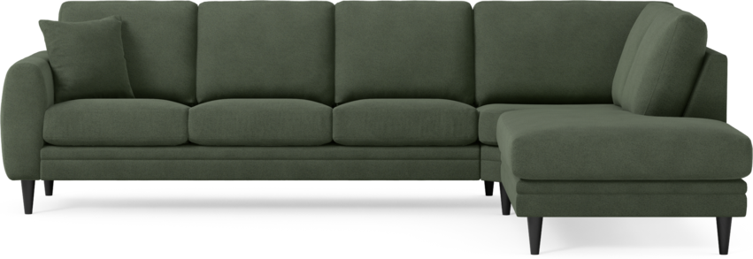 Eden - 3-sits soffa med divan - Grön