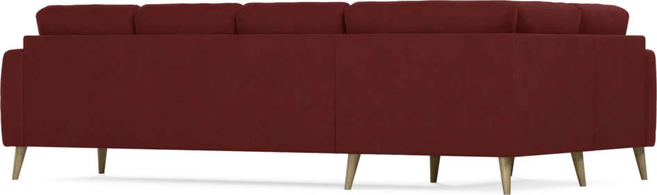 Eden - Hörnsoffa, 1+3-sits - Röd
