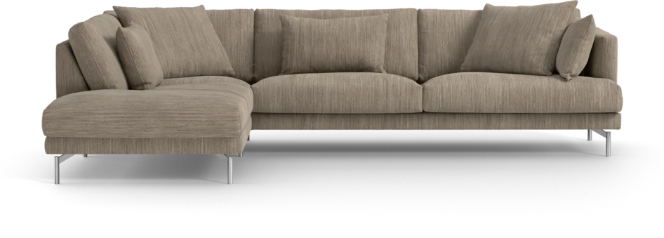 Harper - 3-sits soffa med divan vänster - Beige